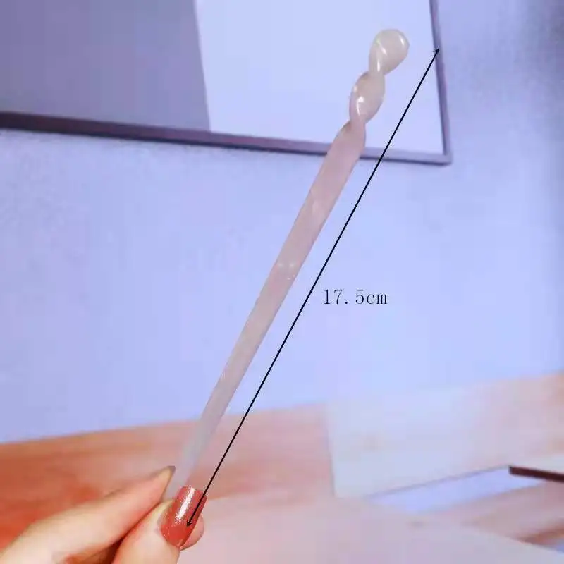 Hair Accessories Chopsticks Hair Strip Jewelry Retro Style Simple Marble Acetate Hairpin Hair Stick