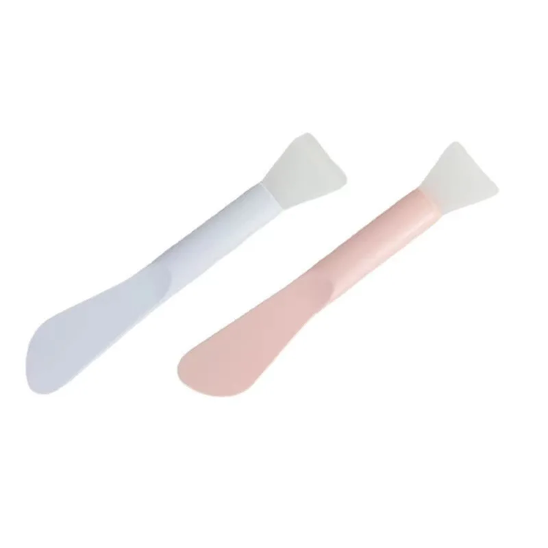 YRX Silicone Facial Women Dual Head Scraper Plastic Evenly Applying Easy To Clean Soft Comfortable Man Brush Face Mask Brush