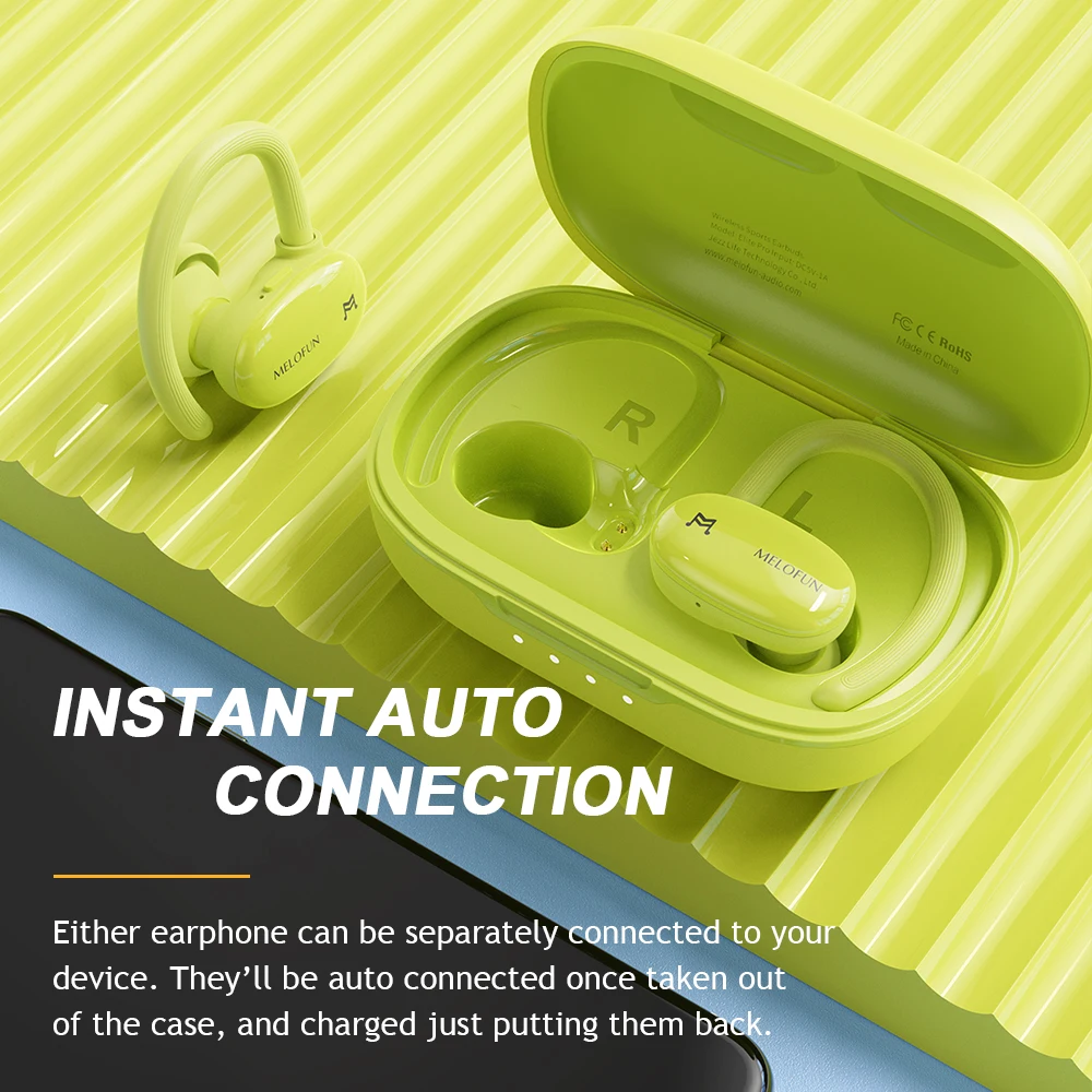 
Melofun Elite Pro TWS New Design APTX Deep Bass HiFi ear buds gym Sport workout Bluetooth Wireless Ear buds for Smartphone 