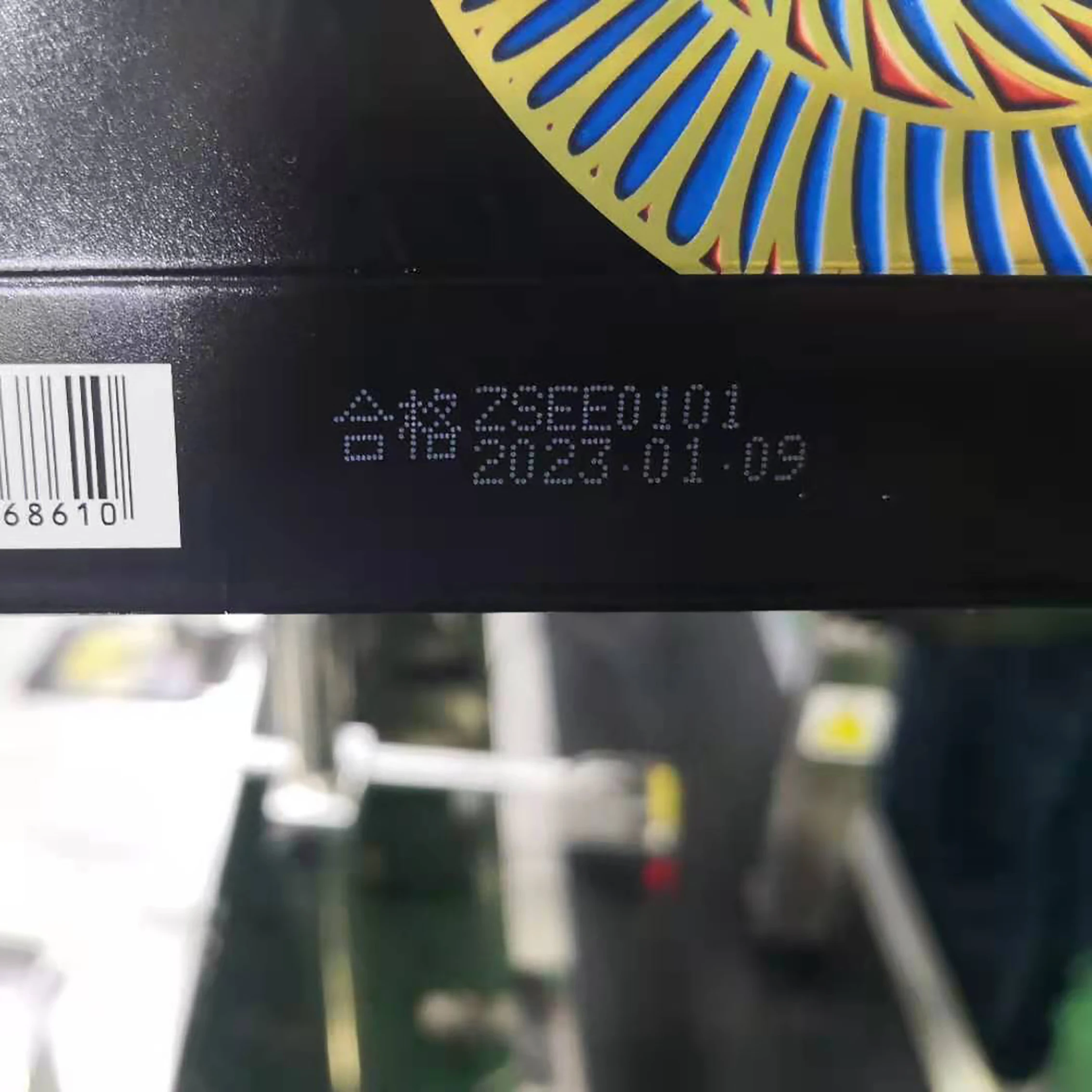 MISJET 7400 чистые белые и желтые пигментные чернила непрерывные струйные принтеры для темных продуктов
