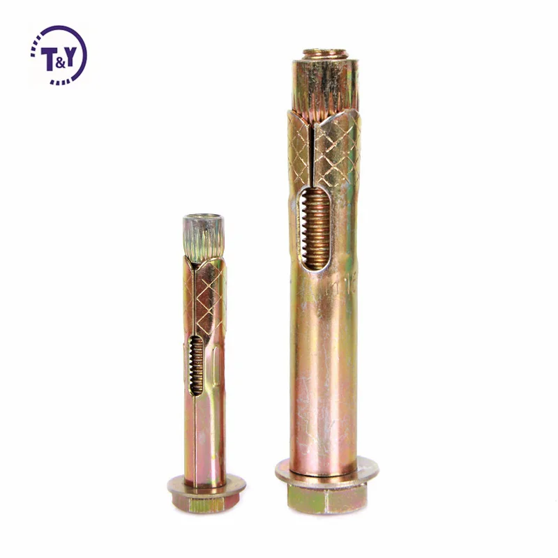 Din22795 f1554 grade 36 galvanized eye bolt sleeve anchor