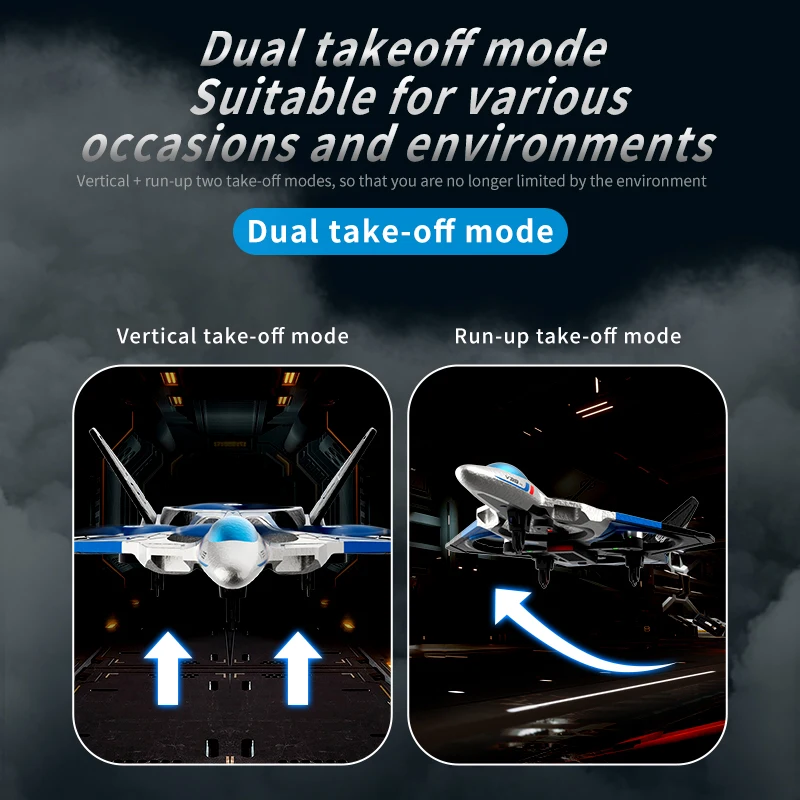 Foam toys dual camera glider brush motor aerial photography cool light remote control aircraft drop resistant drone