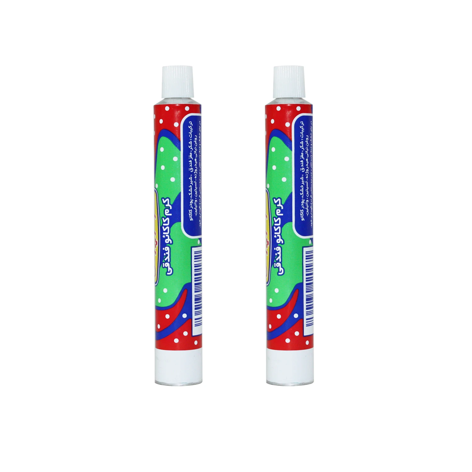 Индивидуальная гигиеническая алюминиевая трубка для упаковки шоколадной глазури