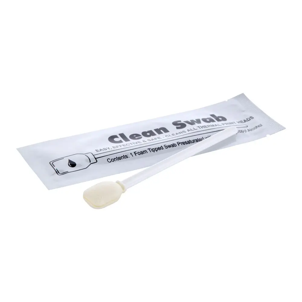 2023 Single Pack Hot Cleanroom IPA Wet  Foam Swab Rectangle Foam Swab For Inkjet Printer