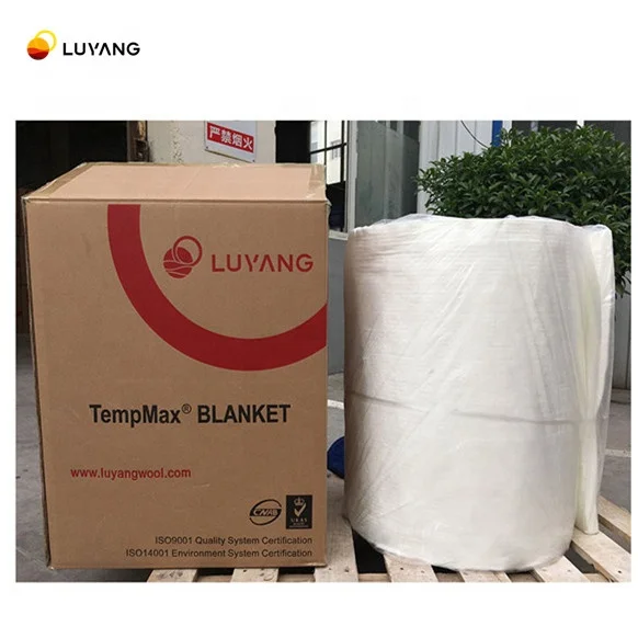 Новинка! Китайская заводская цена Luyang 7320x610x25 мм 96 кг/м3 1430 Гц керамическое волокно теплоизоляционное одеяло для печей