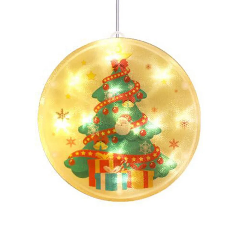 Подвесная креативная светодиодная 3D лампа на батарейках, цветная картина, рождественское праздничное украшение, ночники с цветными изображениями