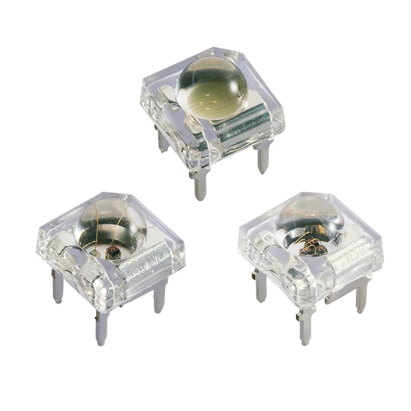 Super Flux Chip Leds 5mm Multichip Piranha LED Red/green/blue/yellow/orange/white Light for Advertising Industry Car Lighting