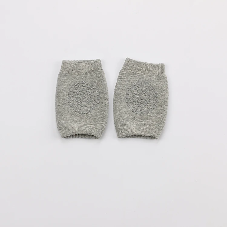  Customized Factory Supply High Quality Knitted Silicon Anti Slip Baby Kids Knee