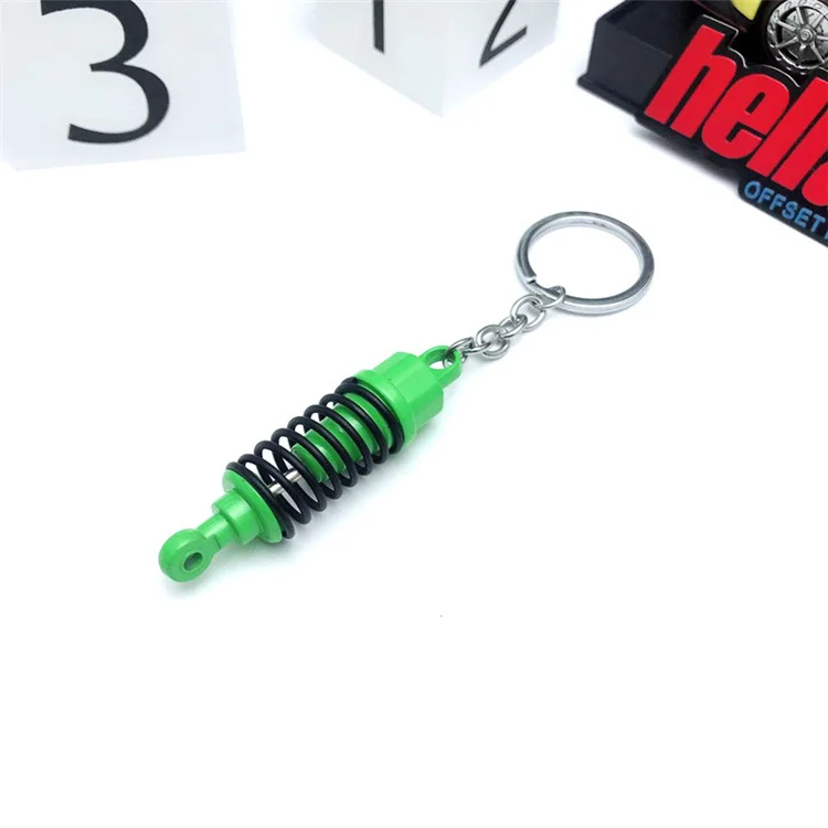 Auto Parts keyring Shock Absorber Keychain Car Part Model Tuning Parts Keyfob Creative decoration Gift Keychain