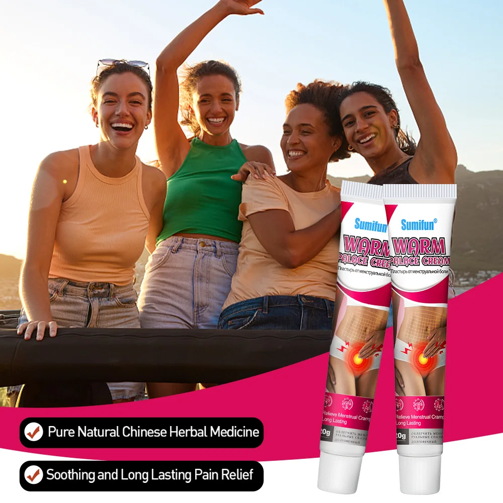 Stomachache Menstrual Belly Pain Relief Care Ointment Warm Palace Plaster Best Seller Sumifun Women Dysmenorhea Treatment Cream