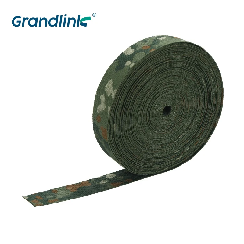Wholesale Weaver Custom camo polyester camouflage jacquard weave webbing tactical webbing