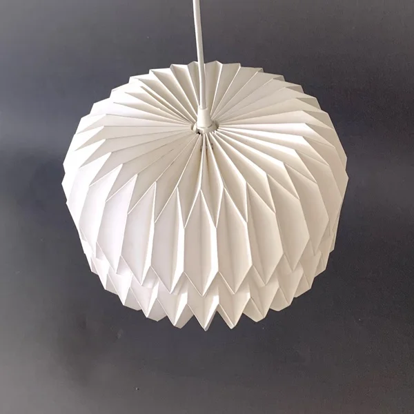 New Arrival Popular White Origami Paper Lamp Shade for Hanging Light