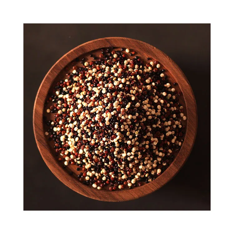 Black White Red Quinoa With Whole Grains Mixed Tricolor Quinoa Seeds With High Protein Level