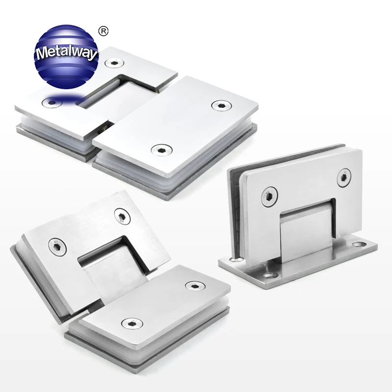 Wall to glass 90 degree stainless steel frameless shower glass door hinges shower hinge for shower door