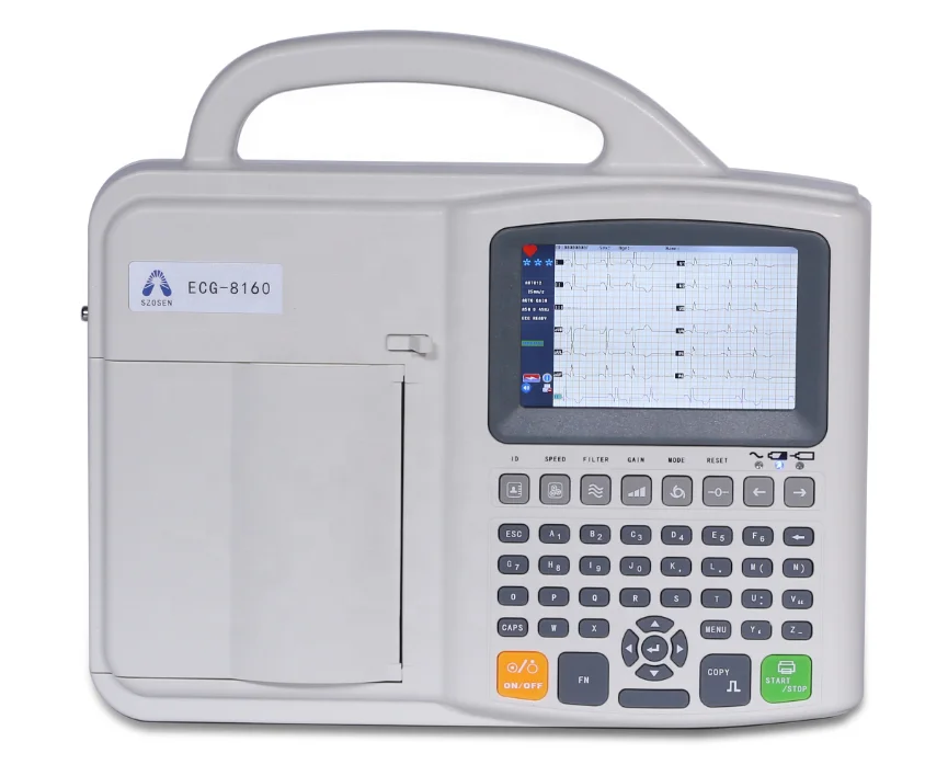 SZOSEN E6 elettrocardiografo 12 lead portable 6 channel ecg machine ekg machines pc