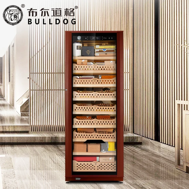
Highend Australia finished waterproof humidifier portable large cigar humidor box carbon fiber 