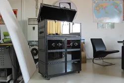 stainless steel wine cabinet trunk