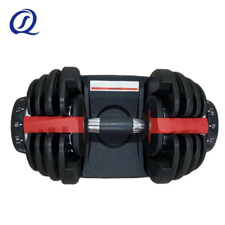 New Automatic Adjustable Dumbbells 32kg Smart Dumbbell Nuobell 80lb Gym Fitness Equipment
