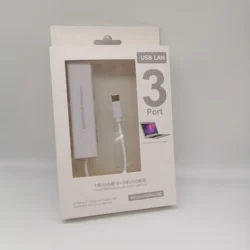 Factory direct  LAN Ethernet USB C to network port RJ45 adapter USB hub plus network card