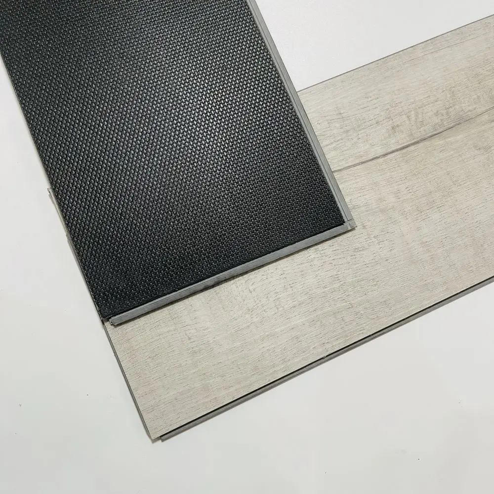 Waterproof Click PVC 4mm Luxury SPC Vinyl Terracotta Tile Effect Floor in Bathrooms plastic flooring piso