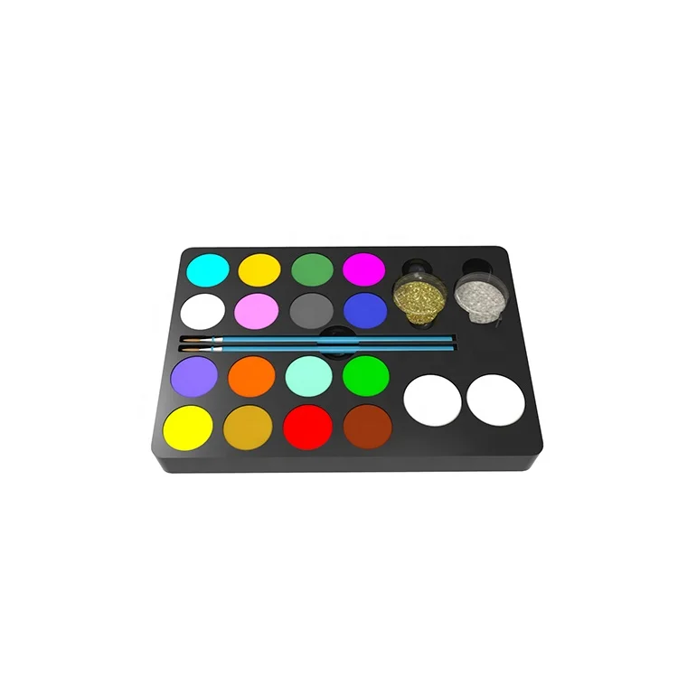 Neon Body Paint Fashionable Water Based Facepaint Set Professional Makeup Halloween For Kid Children Supplies Painting Kit Body