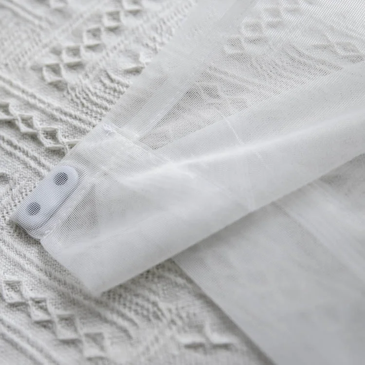 home window decoration polyester voile gauze transparent tulle sheer curtain