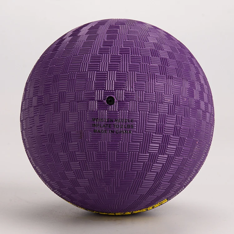8.5 Inch Rubber material Playground Balls Rubber Ball With Colorful printing