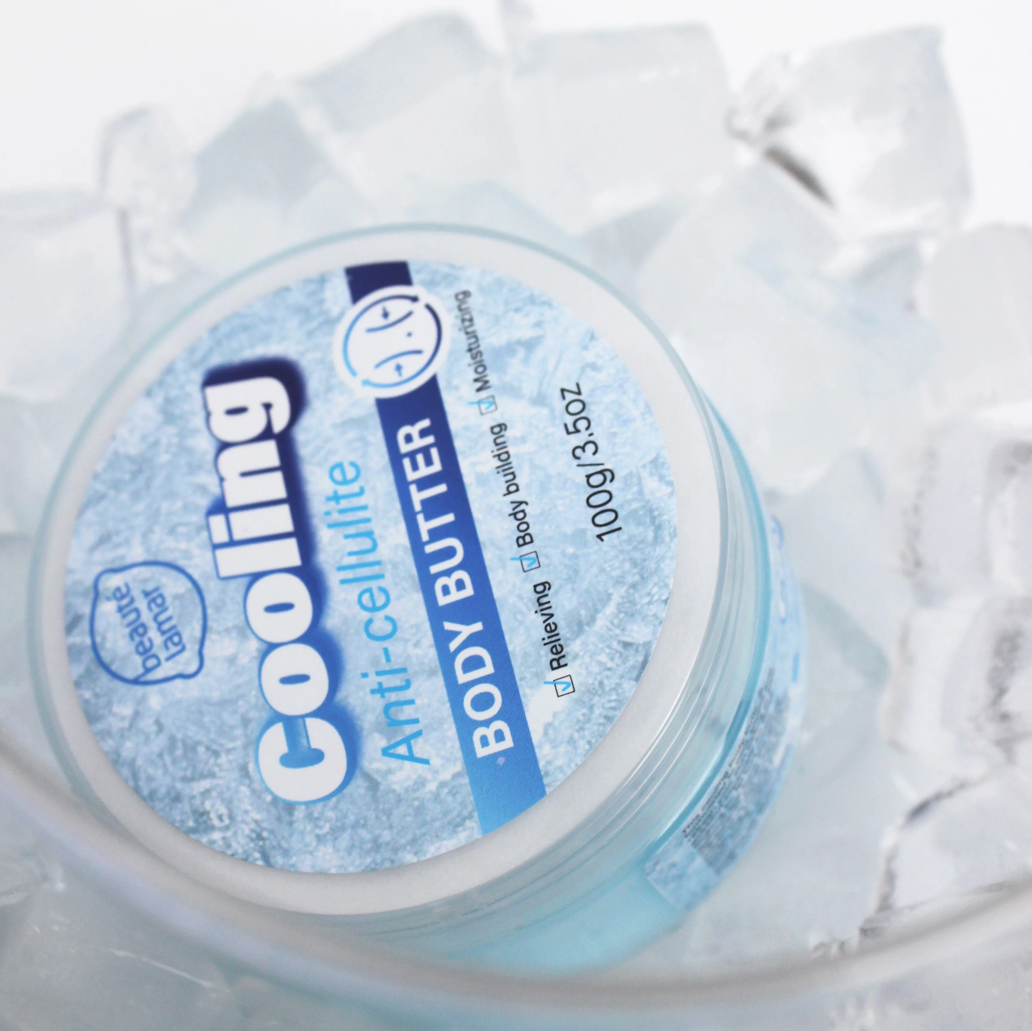 Private Label gel anti cellulite body slimming cream cooling gel