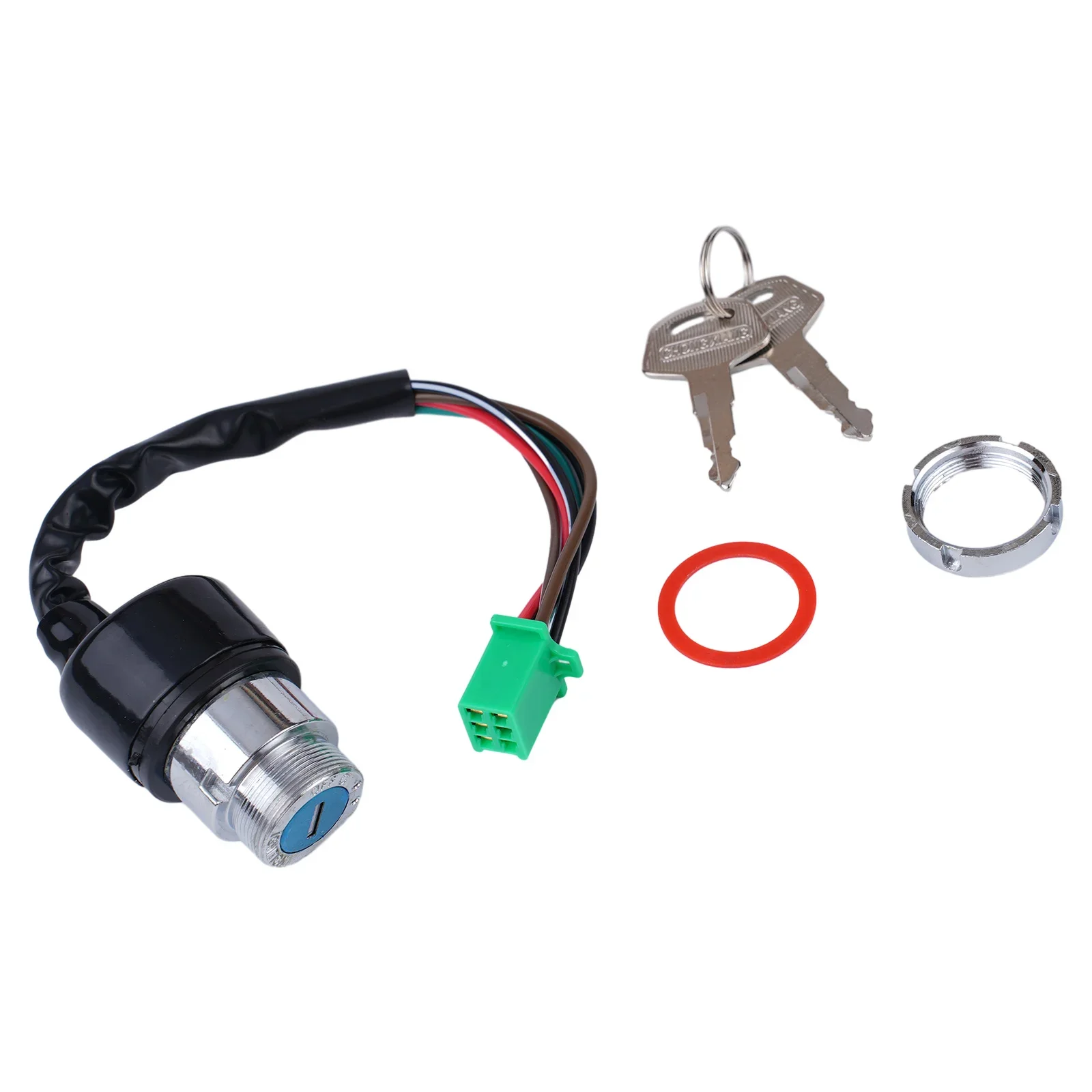 6 Wire Motorcycle Ignition Key Switch 2 Keys Set
