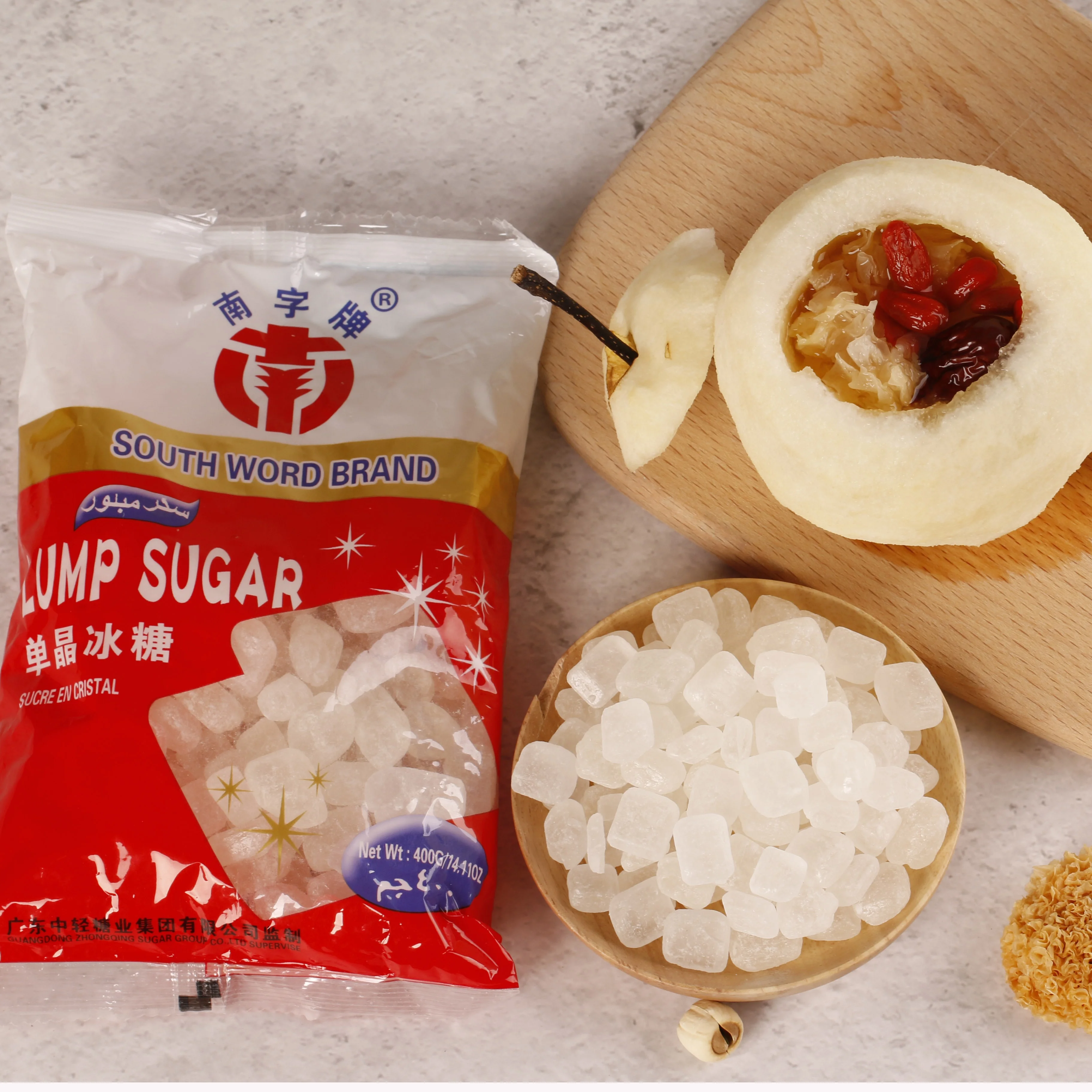 Wholesale price premium grade crystal lump sugar 40g 100g 300g 400g 500g