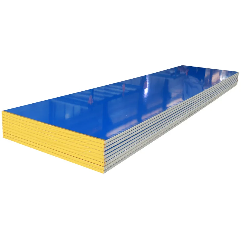 Eps Rock Wool Pir Glass Fibre Polyurethane Fireproof Sheet Metal Insulated Sandwich Panels Roof