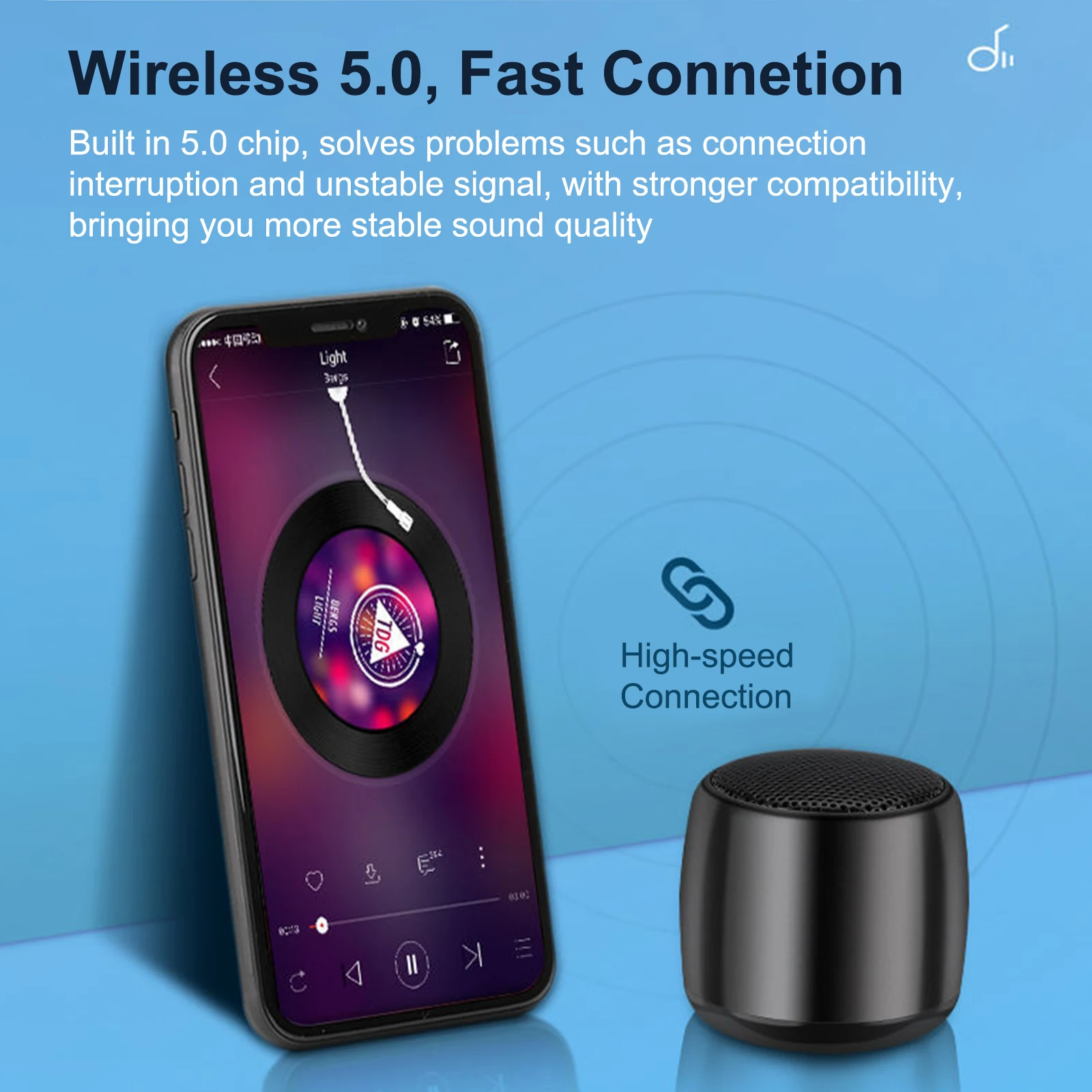 Promo Gift Item ODM OEM Lanyard Design Outdoor Portable Speaker Aluminum Alloy Metal BT Mini Speaker Promotional Gift Giveaway