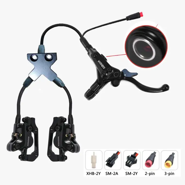 Hb-5000 Y type power off brake with parking function three-wheel electric scooter brake electric three-wheel bicycle oil brake