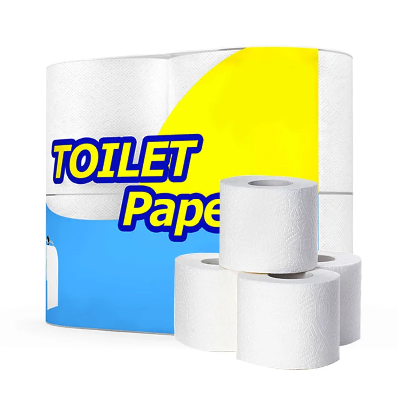 Wholesale bulk best price custom printed virgin bamboo pulp bathroom tissue toilet paper