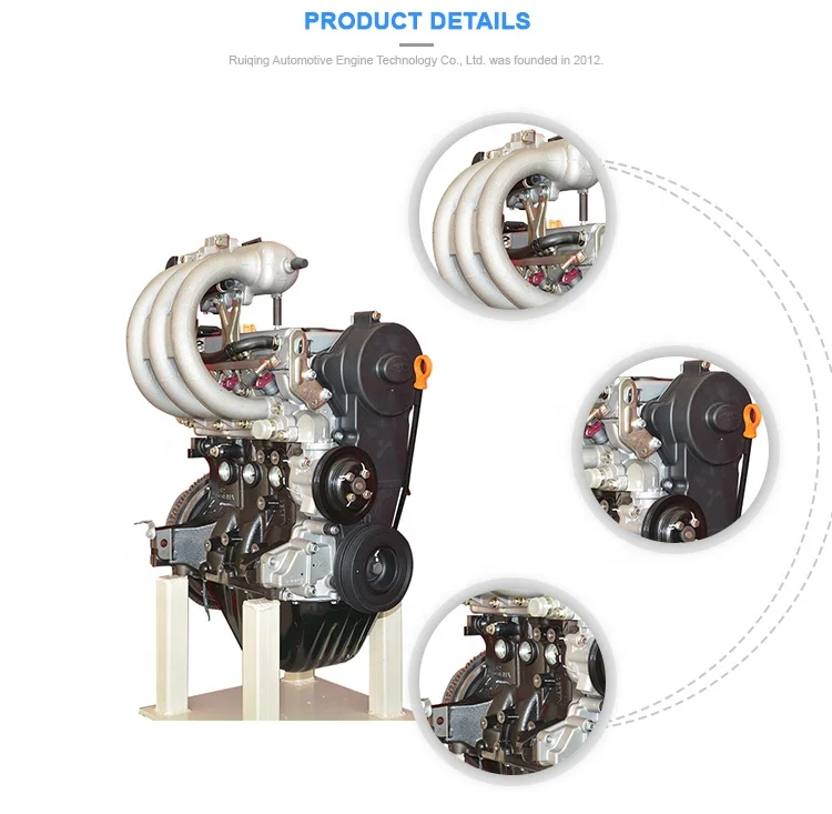 Good performance  Car Engine assembly With Petrol for chery QQ car