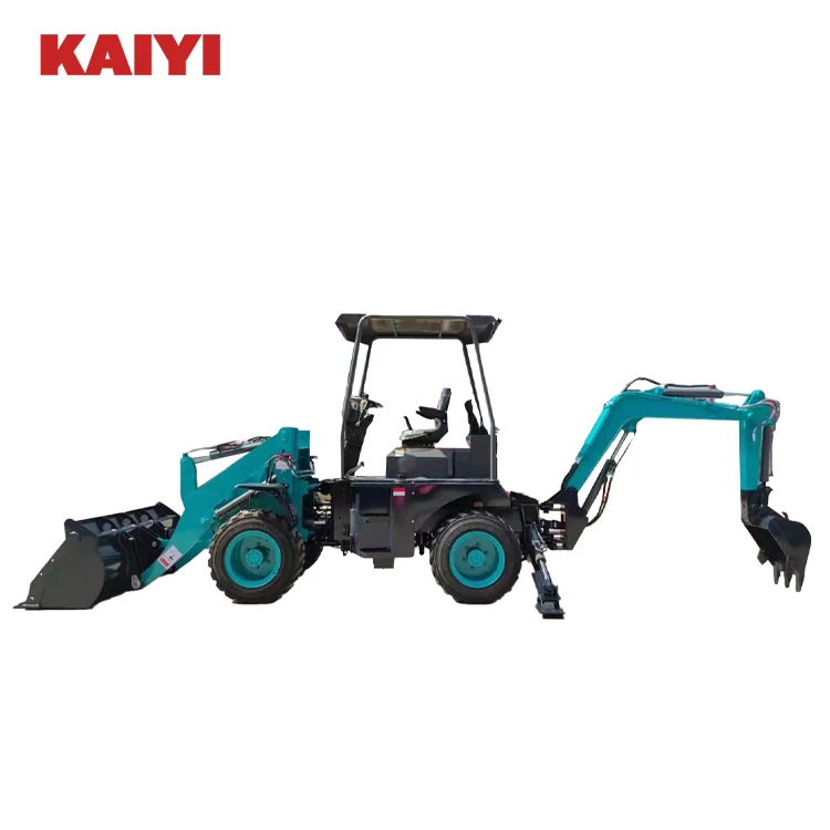 Brand New Equal Wheel Excavator Compact Cabin Tractor Loader And Backhoe