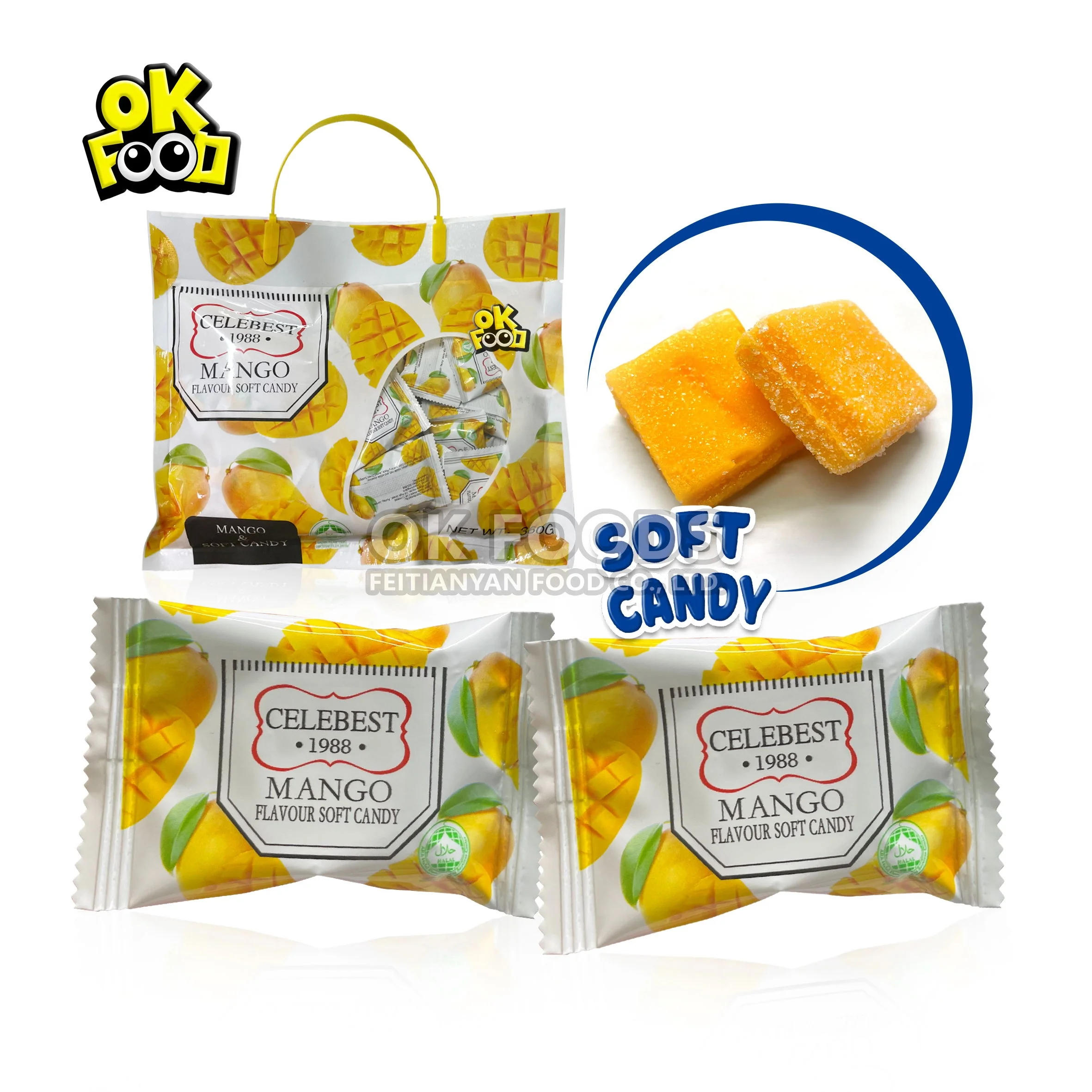 The best selling mango flavored gummy No.943