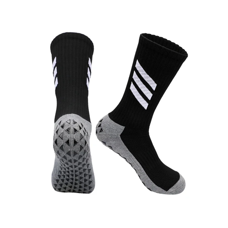 1 Pair New Football Socks Anti-Slip Breathable Men Women Thickened Towel Bottom Soccer Sports Socks Rugby Basketball Yoga Socks