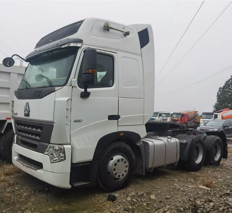 used sinotruk Howo A7 tractor truck 6x4 375HP 10 wheels