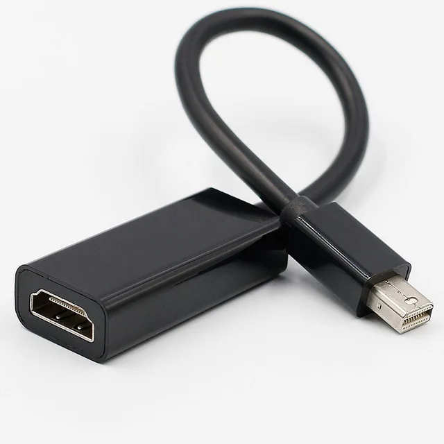 Mini DP к HDMI кабель конвертер адаптер DisplayPort Дисплей порты и разъёмы для Mac Macbook Pro Air тетрадь
