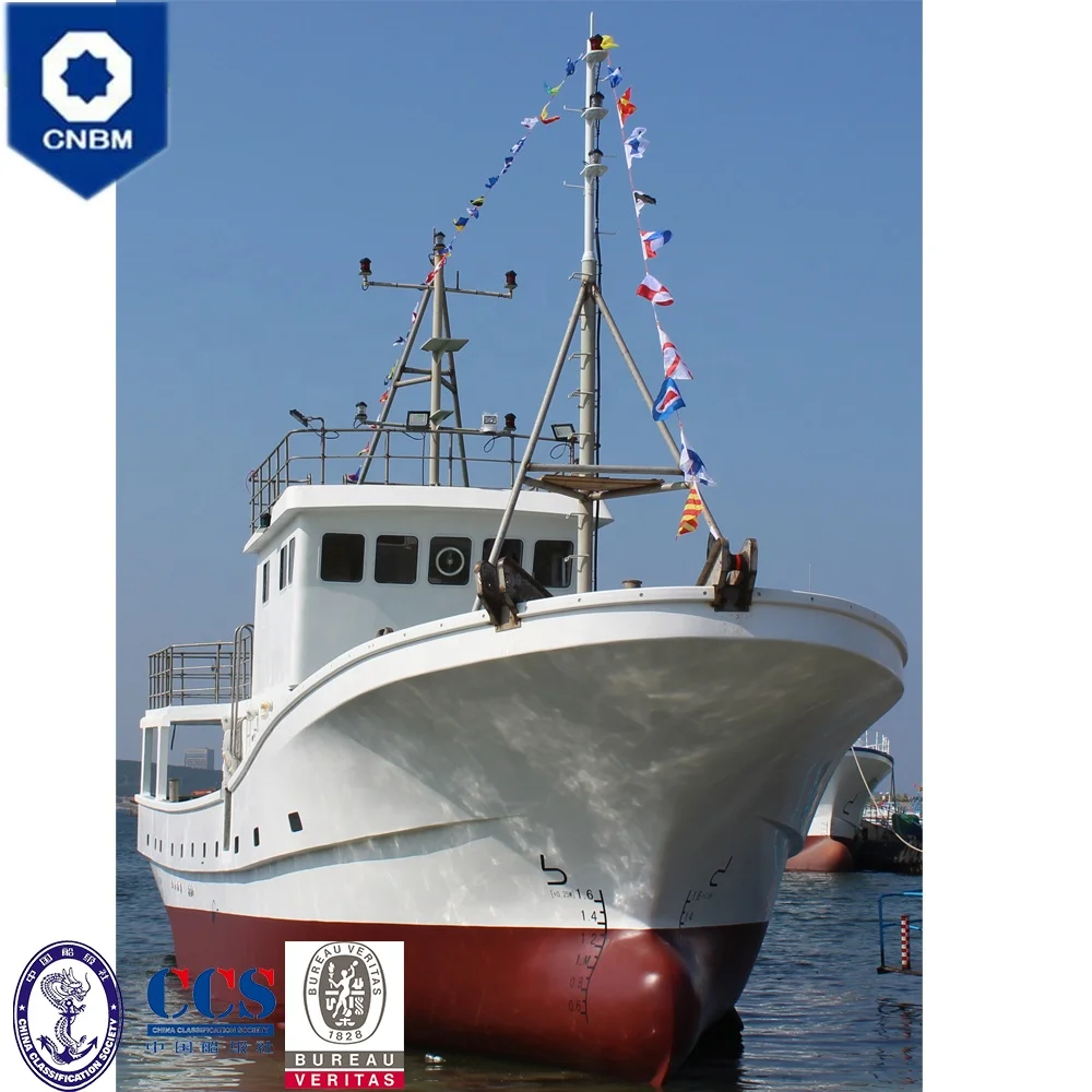 
78 ft China Fiberglass Hull Material RSW Tuna Longline Commercial Fishing Boat for Sale Fiji with Refrigerated Seawater Systems 