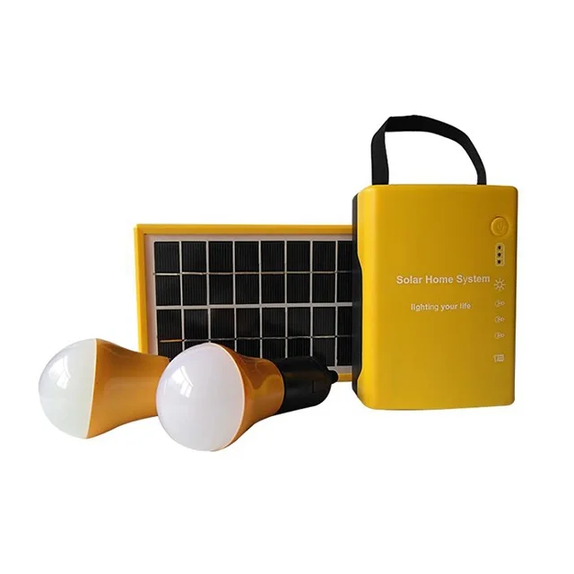 ESG Outdoor Lighting System Mini Solar Generator With DC Led Bulbs 3W 7w 10w portable Solar System