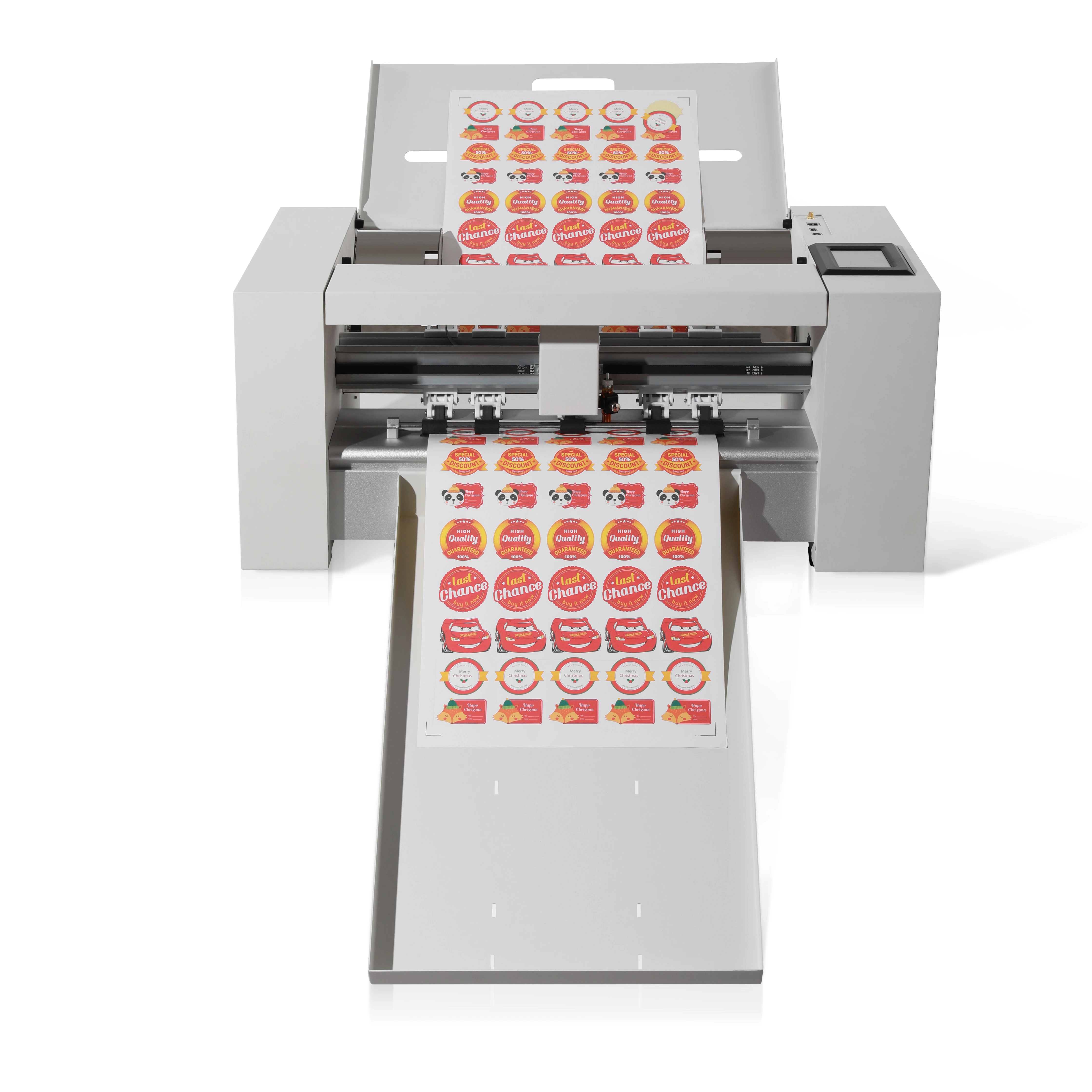 High Precision Auto Feeding Cutting Plotter Label Sticker Single Head Touch Screen Kiss Cutting Machine