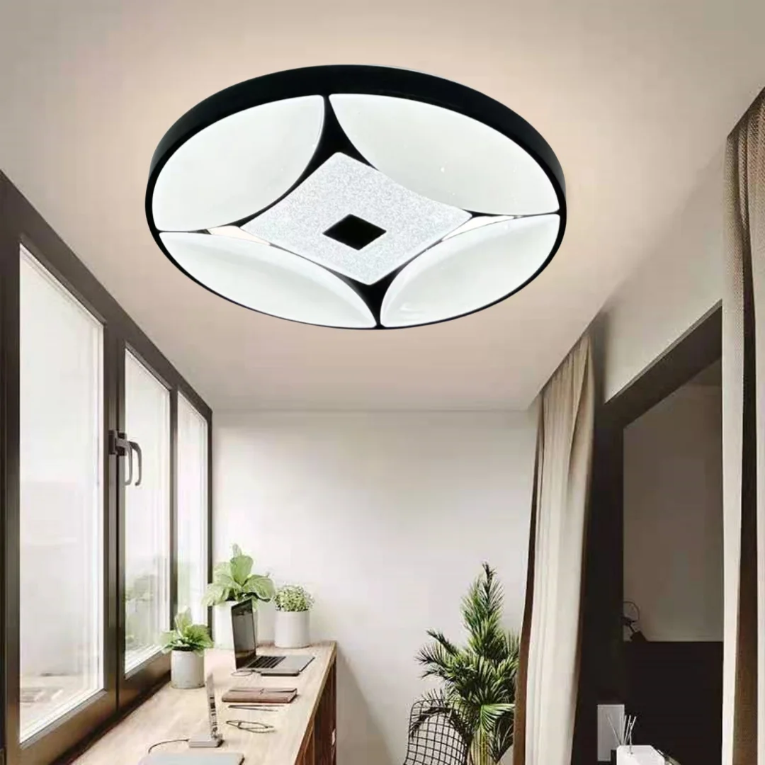 36W Surface mounted bedroom ceiling lights Indoor Creative design White Round Ceiling Lamp for Living room
