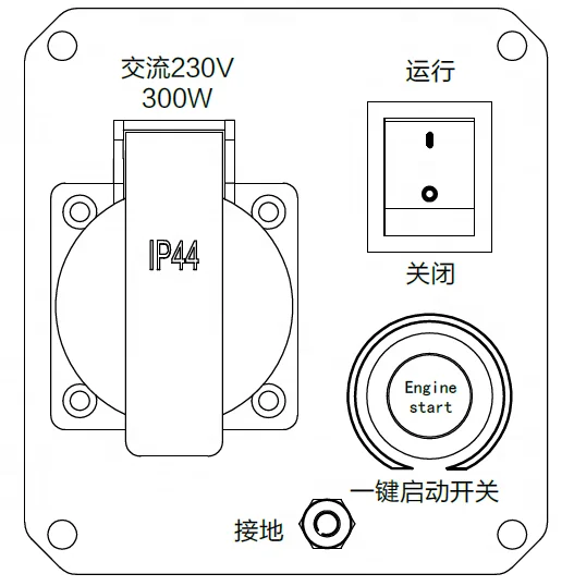 Instock Brand New/Second hand Agricultural Drone accessories D9000i Gasoline generator for DJI Agras T/T30