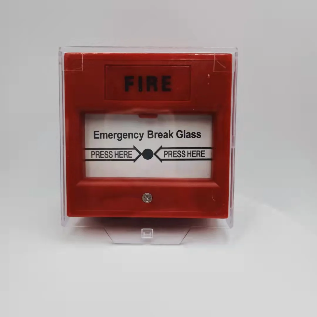Call point  Emergency Break Glass Fire Manual call point Fire Alarm Buttons FIRE-01 With Transparent Cover
