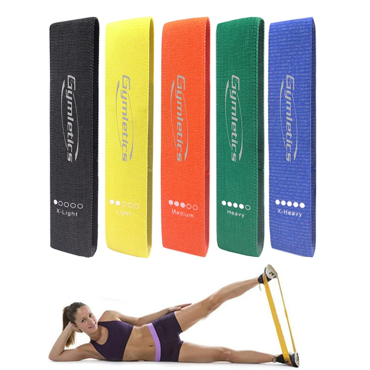 Индивидуальная лента для бедер, круглая лента шириной 6 см, тренажерный зал, фитнес упражнения, мини-понос, тканевый комплект эластичных лент