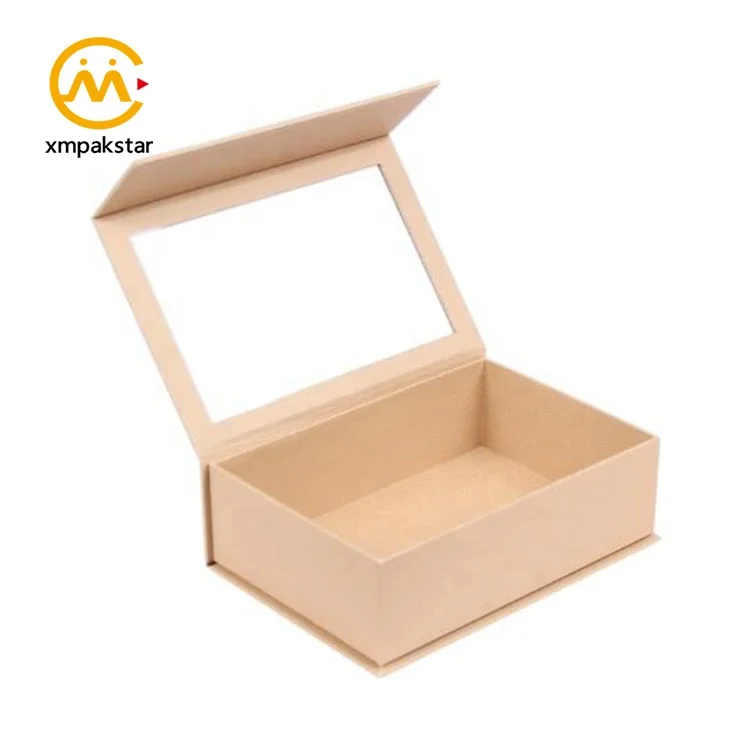 Wholesale Custom Kraft Cardboard Craft Paper Honey Jar Packaging Pot Gift Packing Box with Window