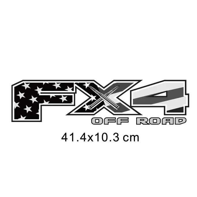 4*4 American car decorate vehicle accessories auto emblem sticker car pickup decal spare parts customize edition van