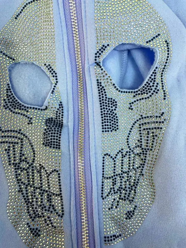 CHM79 Low Moq Oversized Heavyweight Fuzzy Brown Red Full Zipper Zip Up Cool Graphic Hoodie Jacket For Men